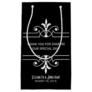 Bolsa De Regalo Pequeña Ebony Fancy Ornamental Gift Bag