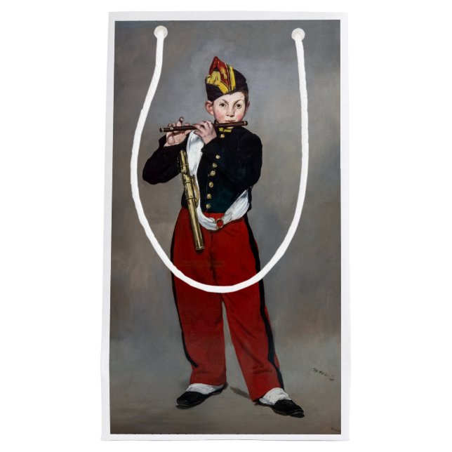 Bolsa De Regalo Pequeña Edouard Manet - El Fifer / Flautis Joven (Anverso)