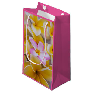 Bolsa De Regalo Pequeña EE. UU., Hawái, Oahu, flores de plumeria en flor 1