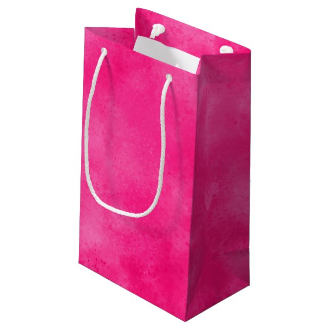 Bolsa De Regalo Pequeña Efecto de nube magenta (Angulo reverso)