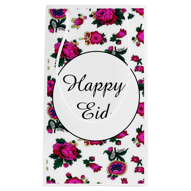 Bolsa De Regalo Pequeña Eid feliz (Anverso)