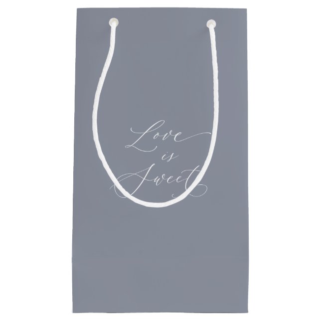 Bolsa De Regalo Pequeña El amor es dulce Boda (Anverso)