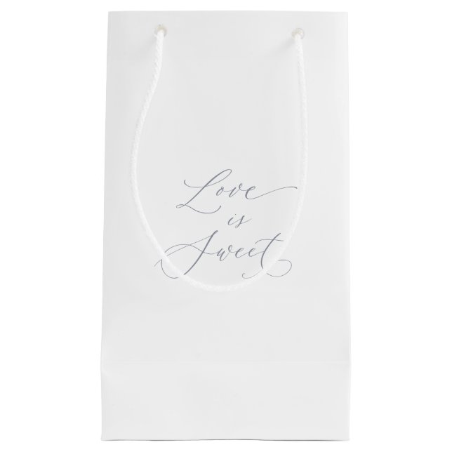 Bolsa De Regalo Pequeña El amor es dulce Boda (Anverso)