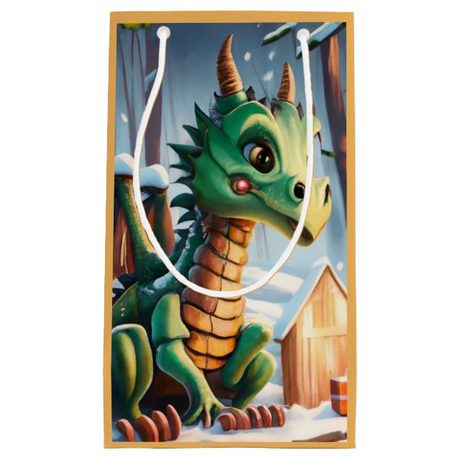 Bolsa De Regalo Pequeña El Año Nuevo Chino De La Dragonera Montaña De Aren