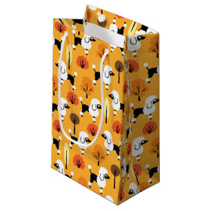 Bolsa De Regalo Pequeña El caniche en el parque.