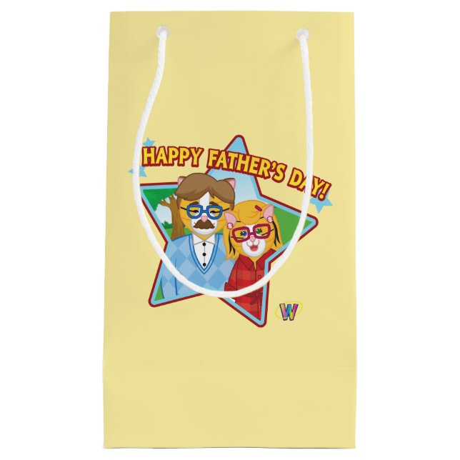 Bolsa De Regalo Pequeña ¡El día de padre feliz! (Anverso)
