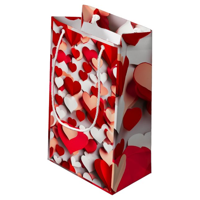 Bolsa De Regalo Pequeña El día de San Valentín (Angulo reverso)