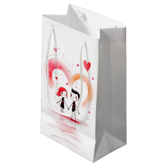 Bolsa De Regalo Pequeña El día de San Valentín 2025 (Angulo Anverso)