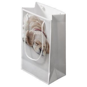 Bolsa De Regalo Pequeña El dormir del perro de cocker spaniel
