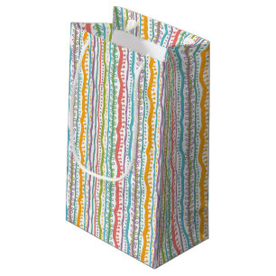 Bolsa De Regalo Pequeña El extracto raya el modelo vertical