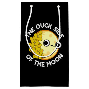 Bolsa De Regalo Pequeña El Lado Del Pato De La Astronomía De La Luna Pun O