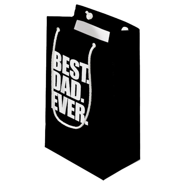 Bolsa De Regalo Pequeña El mejor papá para el día del padre (Angulo Anverso)