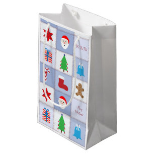 Bolsa De Regalo Pequeña El navidad modela el pequeño bolso del regalo