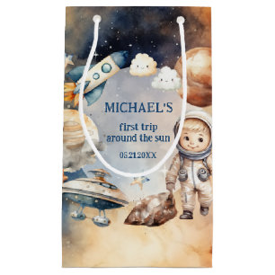 Bolsa De Regalo Pequeña El primer viaje del espacio astronauta alrededor d