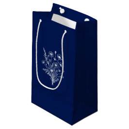Bolsa De Regalo Pequeña Elegancia de flor silvestre-Boda-