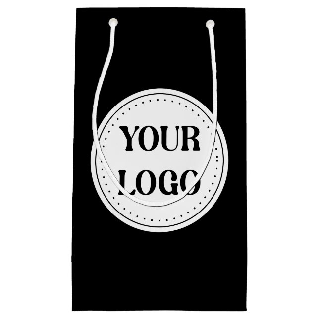 Bolsa De Regalo Pequeña Elegante, contemporáneo, refinado y personalizable (Anverso)