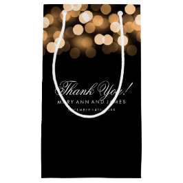 Bolsa De Regalo Pequeña Elegante Gracias Boda Gold Hollywood Glam