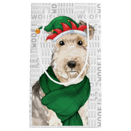 Bolsa De Regalo Pequeña Elegante Navidades divertidos de Lakeland Terrier