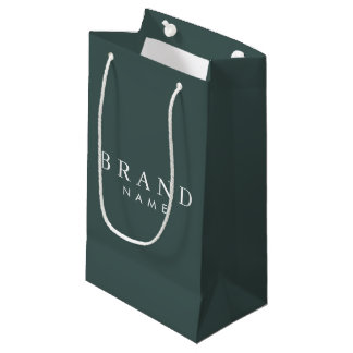 Bolsa De Regalo Pequeña Elegante Personalizado Verde Oscuro Pequeña Bolsa 