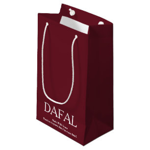 BOLSA DE REGALO PEQUEÑA ELEGANTE SENCILLO MODERNO LOGOTIPO NOMBRE PERSONAL