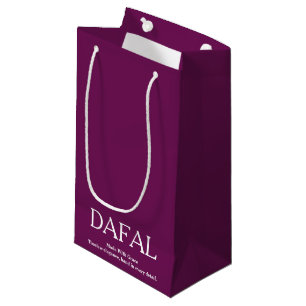 BOLSA DE REGALO PEQUEÑA ELEGANTE SENCILLO MODERNO LOGOTIPO NOMBRE PERSONAL
