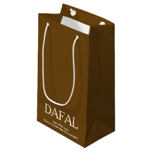 BOLSA DE REGALO PEQUEÑA ELEGANTE SENCILLO MODERNO LOGOTIPO NOMBRE PERSONAL