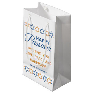 Bolsa De Regalo Pequeña Elegante y feliz estrella de la Pascua de David Pe