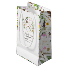 Bolsa De Regalo Pequeña Elegante y simple favorita de la boda de la flor s