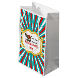 Bolsa De Regalo Pequeña Elephant Circus Frame Niños Fiesta de cumpleaños