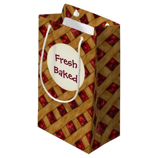 Bolsa De Regalo Pequeña Empanada de la cereza, cerezas rojas, postre,
