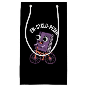Bolsa De Regalo Pequeña En-ciclo-pedia divertida enciclopedia Pun Dark BG