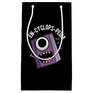 Bolsa De Regalo Pequeña En-ciclops-pedia divertida Enciclopedia Pun Dark B