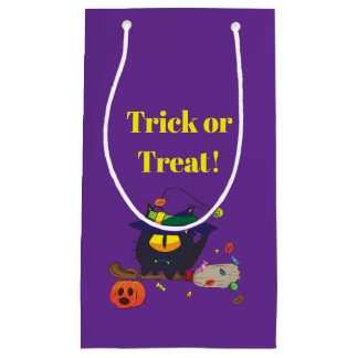 Bolsa De Regalo Pequeña Encantador Espeluznante Púrpura