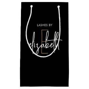 Bolsa De Regalo Pequeña Encendidos de belleza monograma