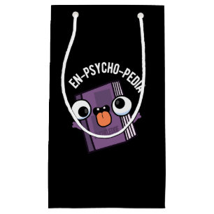 Bolsa De Regalo Pequeña Enciclopedia divertida Pun Dark BG