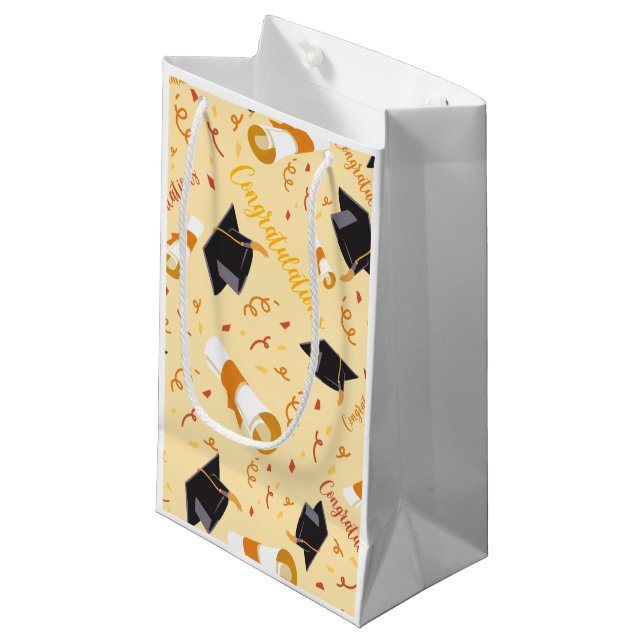 Bolsa De Regalo Pequeña Enhorabuena por la graduación (Angulo Anverso)