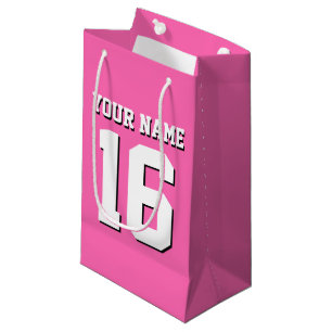 Bolsa De Regalo Pequeña Equipo deportivo Hot Pink