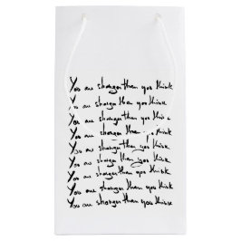 Bolsa De Regalo Pequeña ¡Eres más FUERTE de lo que piensas!