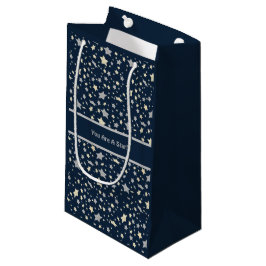Bolsa De Regalo Pequeña ¡Eres Una Estrella! Azul moderno elegante