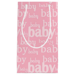 Bolsa De Regalo Pequeña Es una niña Fiesta de Baby Shower Rosa