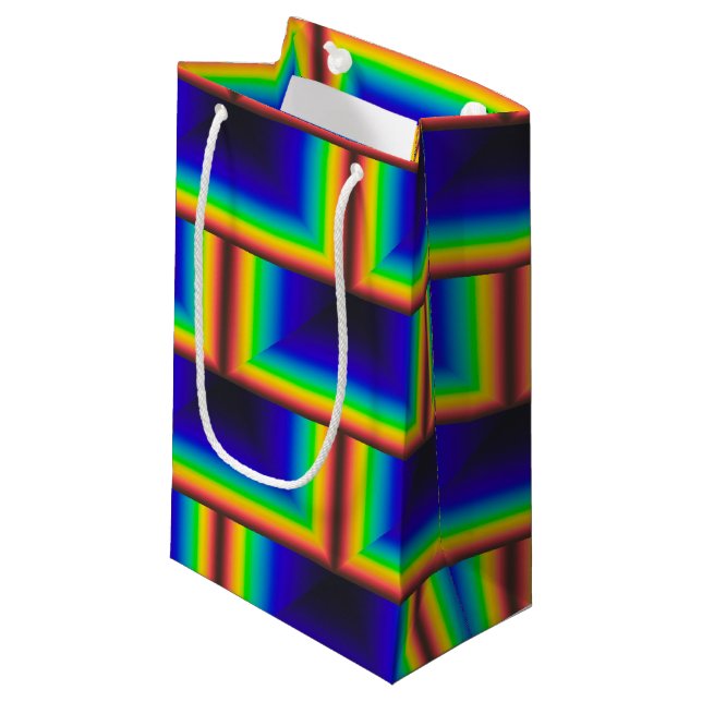 Bolsa De Regalo Pequeña Escalas cuadradas de espectro solar (Angulo Anverso)