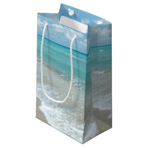 Bolsa De Regalo Pequeña Escena azul de relajación de la naturaleza del