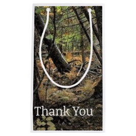 Bolsa De Regalo Pequeña Escena forestal de otoño