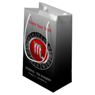 Bolsa De Regalo Pequeña Escorpión - el símbolo del horóscopo del escorpión