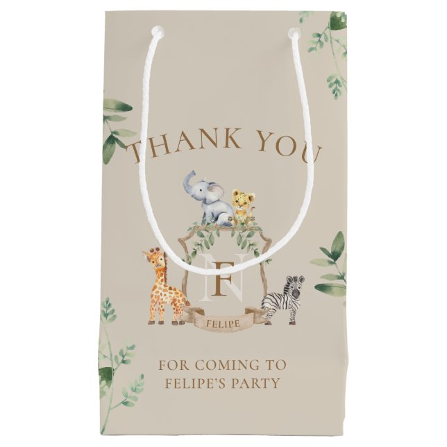 Bolsa De Regalo Pequeña Escudo Safari (Anverso)