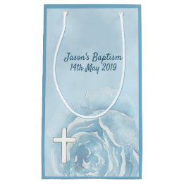 Bolsa De Regalo Pequeña Espuma de rosa azul