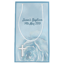 Bolsa De Regalo Pequeña Espuma de rosa azul