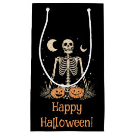 Bolsa De Regalo Pequeña Esqueleto de Halloween