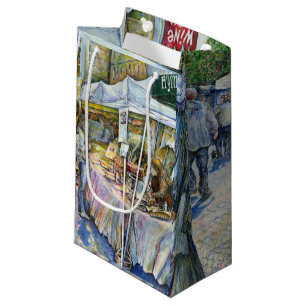 Bolsa De Regalo Pequeña Esquina de la granja de cerdos voladores y un poco