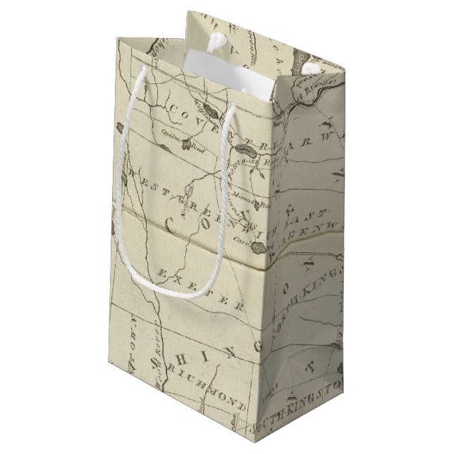 Bolsa De Regalo Pequeña Estado de Rhode Island (Angulo reverso)